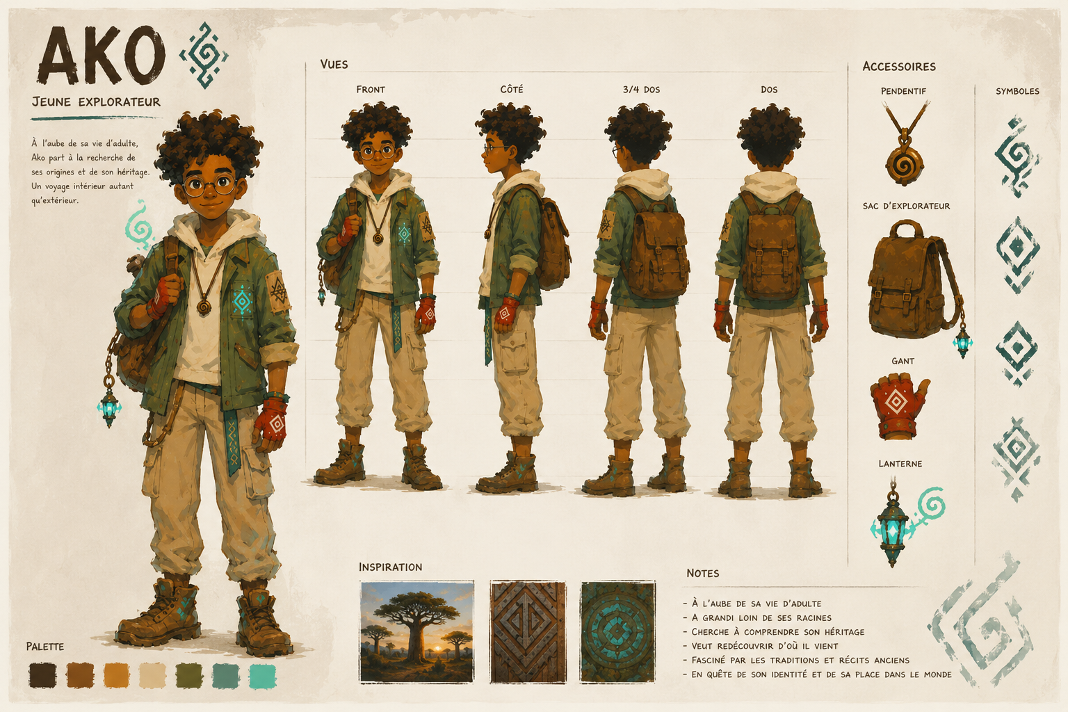 Concept art de Ako